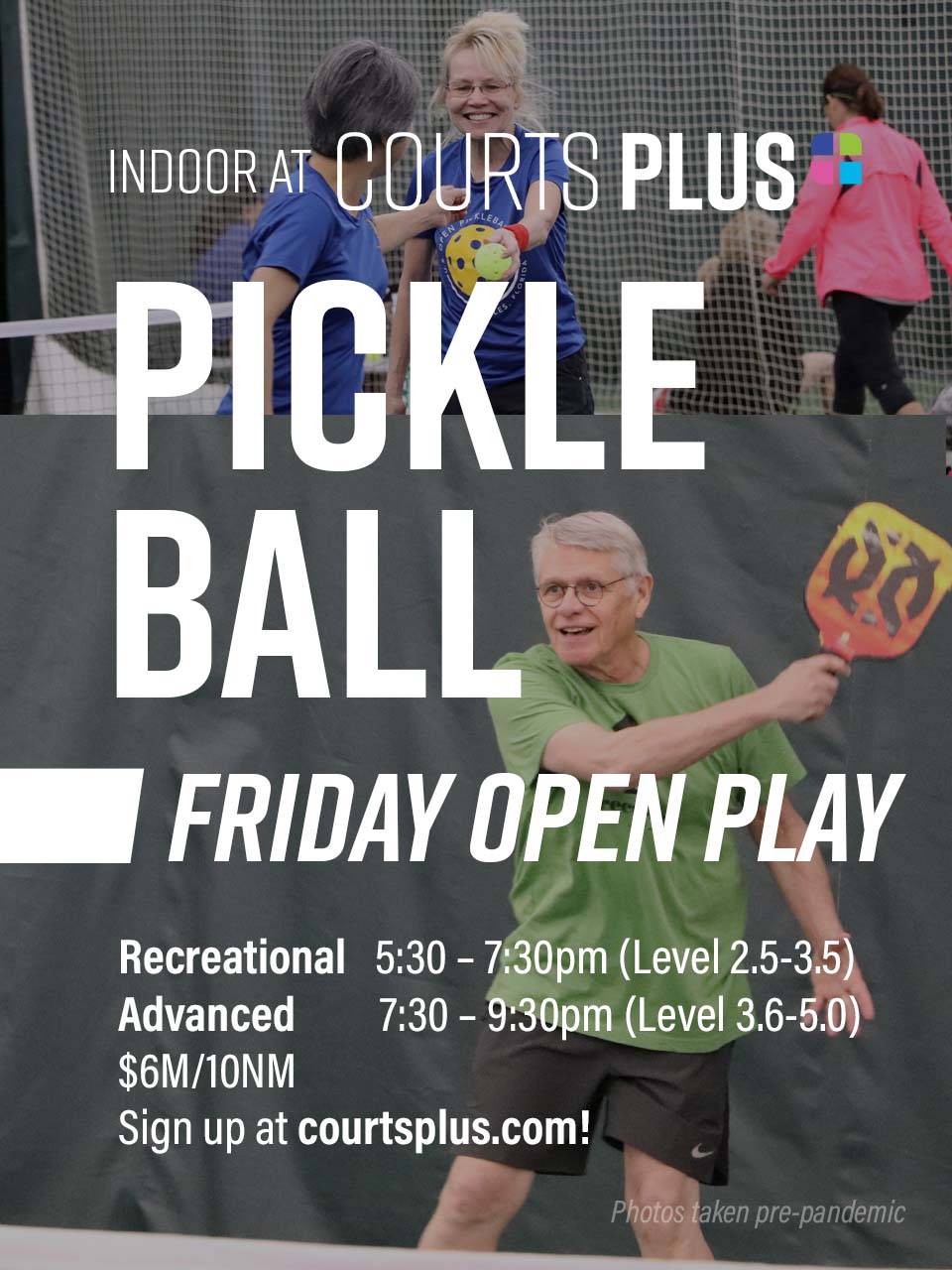 Pickleball at Courts Plus