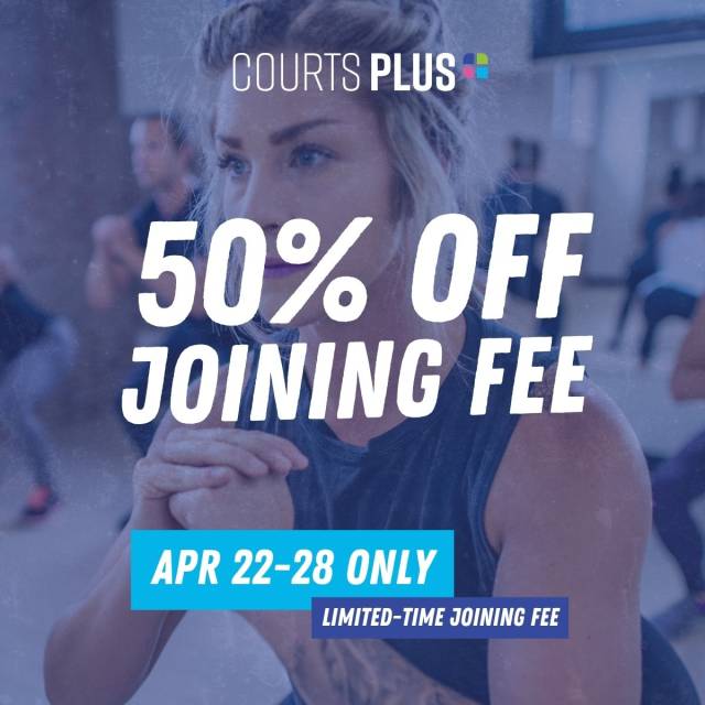 Half off joining fee! April 22-28