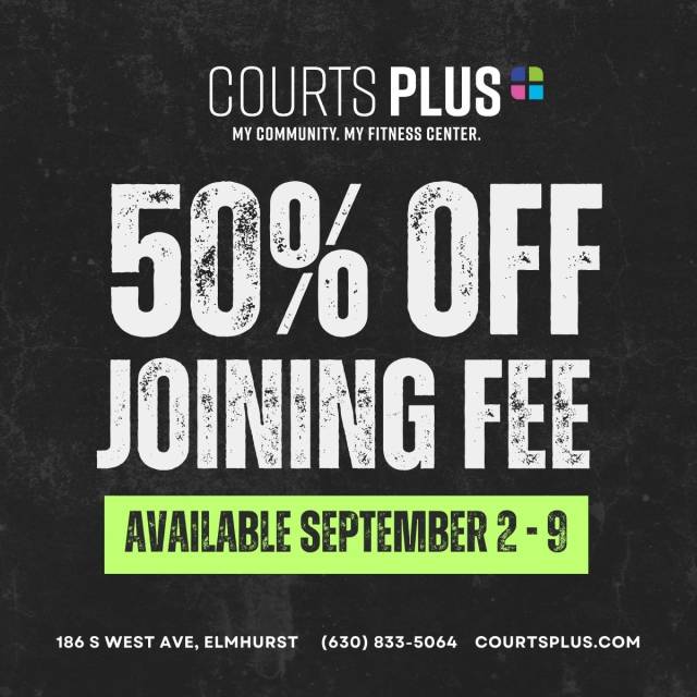 half off joining fee!