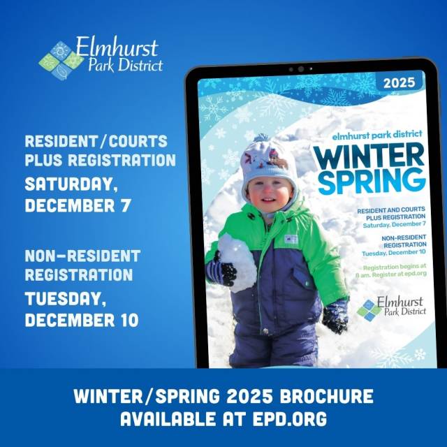 Park District Winter/Spring Brochure now available