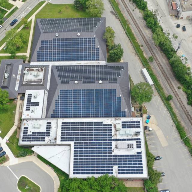 Courts Plus solar panel project is complete
